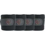 Kentucky Bandages Polar Fleece Glitter Black