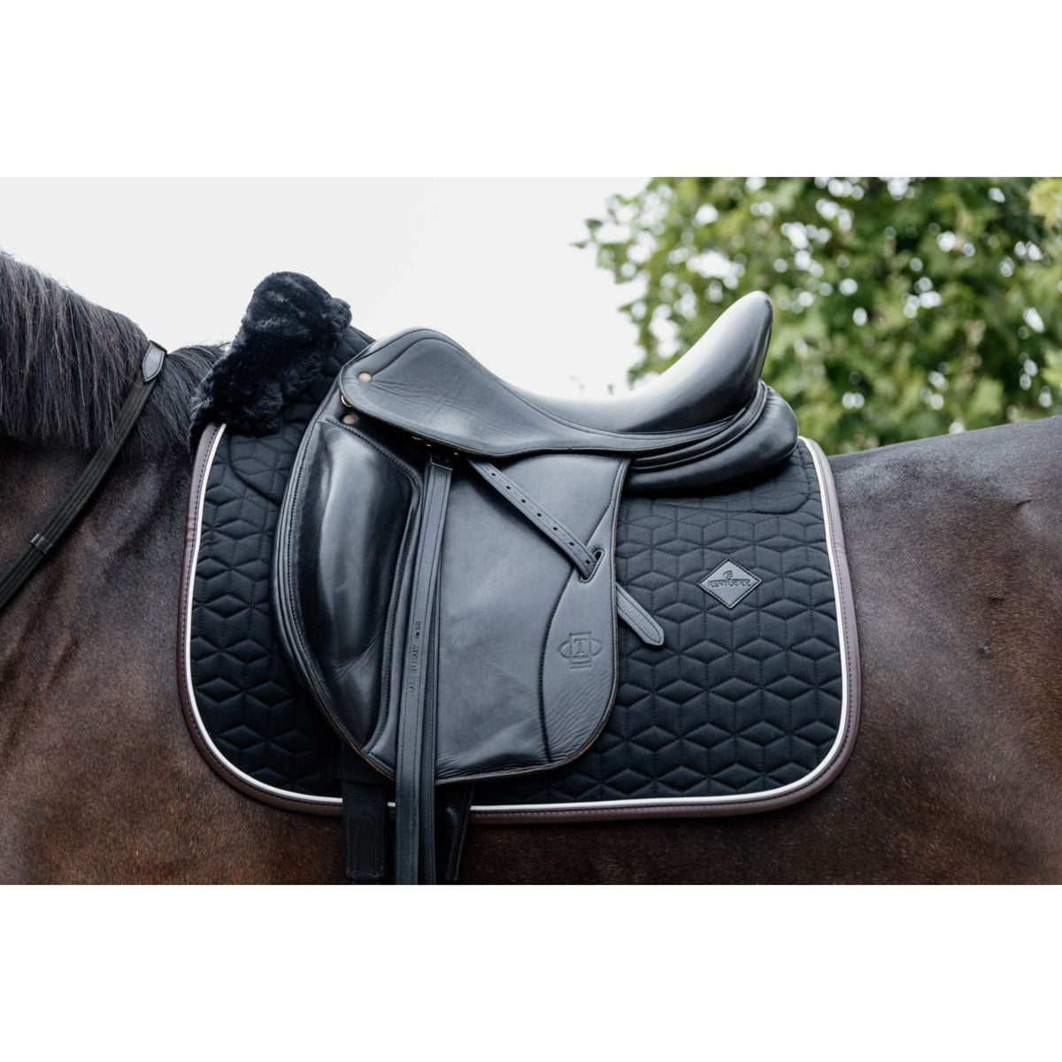 Kentucky Saddlepad Skin Friendly Dressage Black