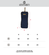 Kentucky Briddle Bag Grey