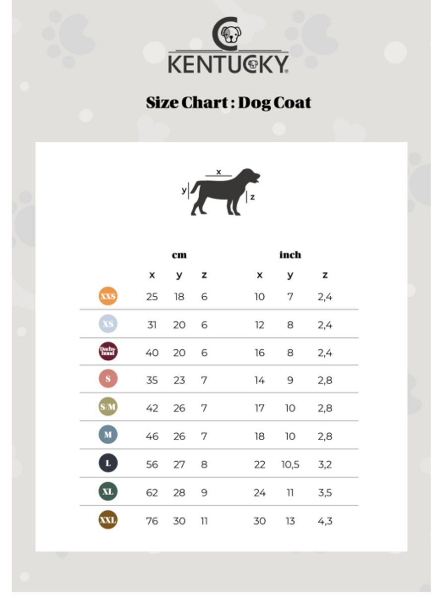 Kentucky Dog Coats Waterproof 160g Dusty Blue