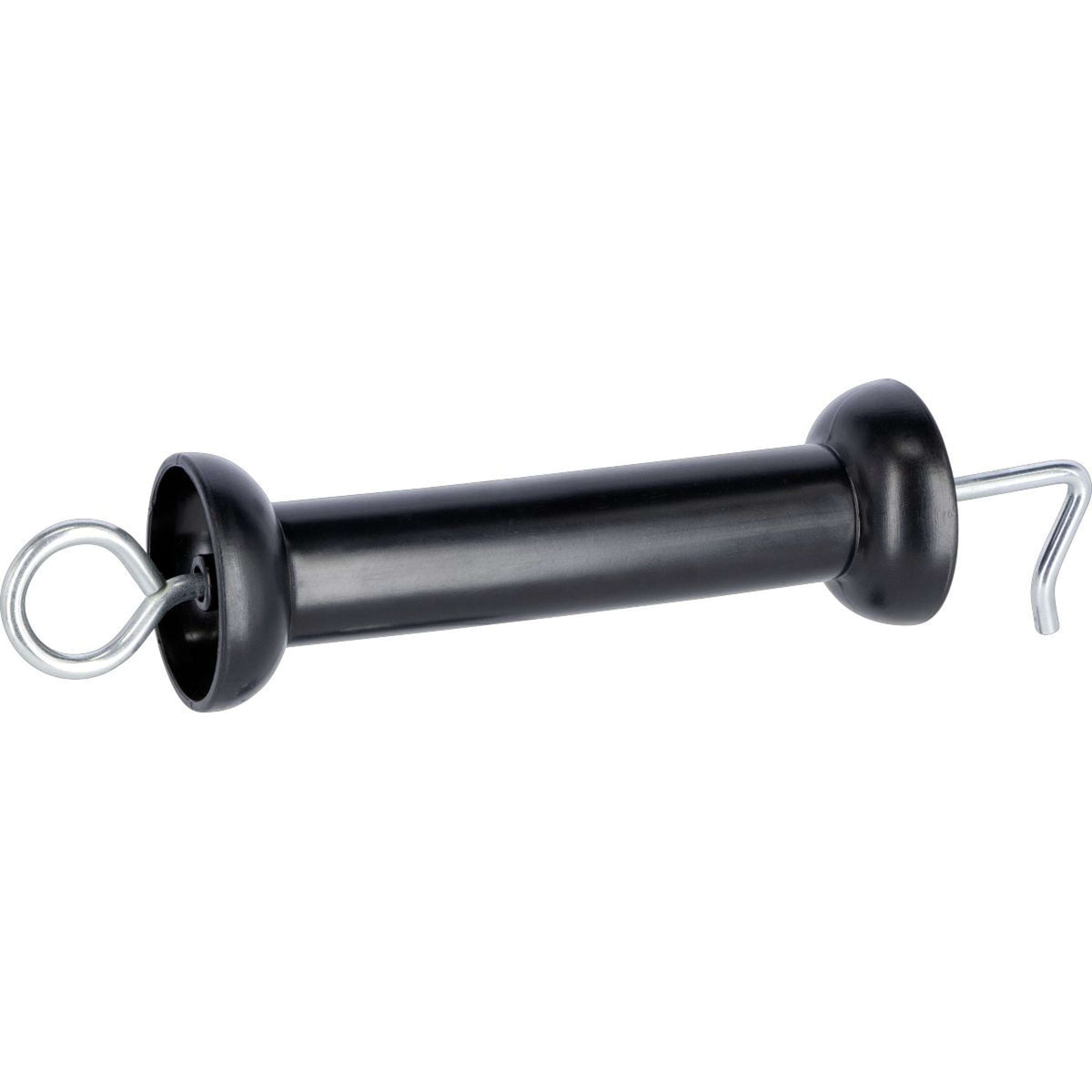 Kerbl Gate Handle Soft Grip with a Hook Black