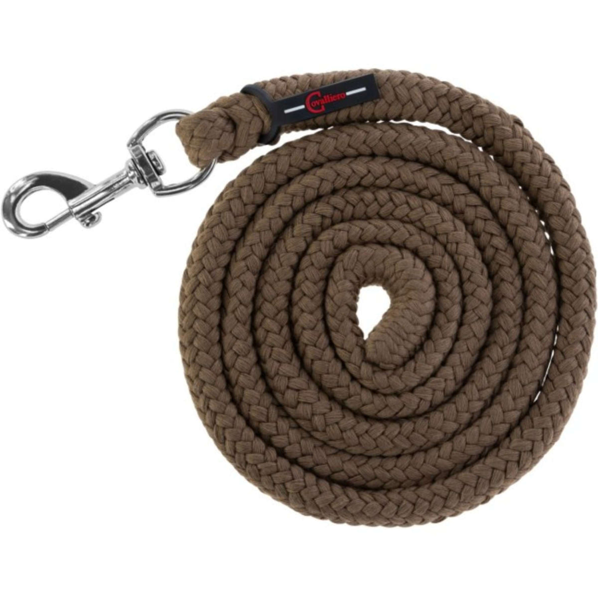 Covalliero Lead Rope ClassicSoft with Carabiner Cappuccino