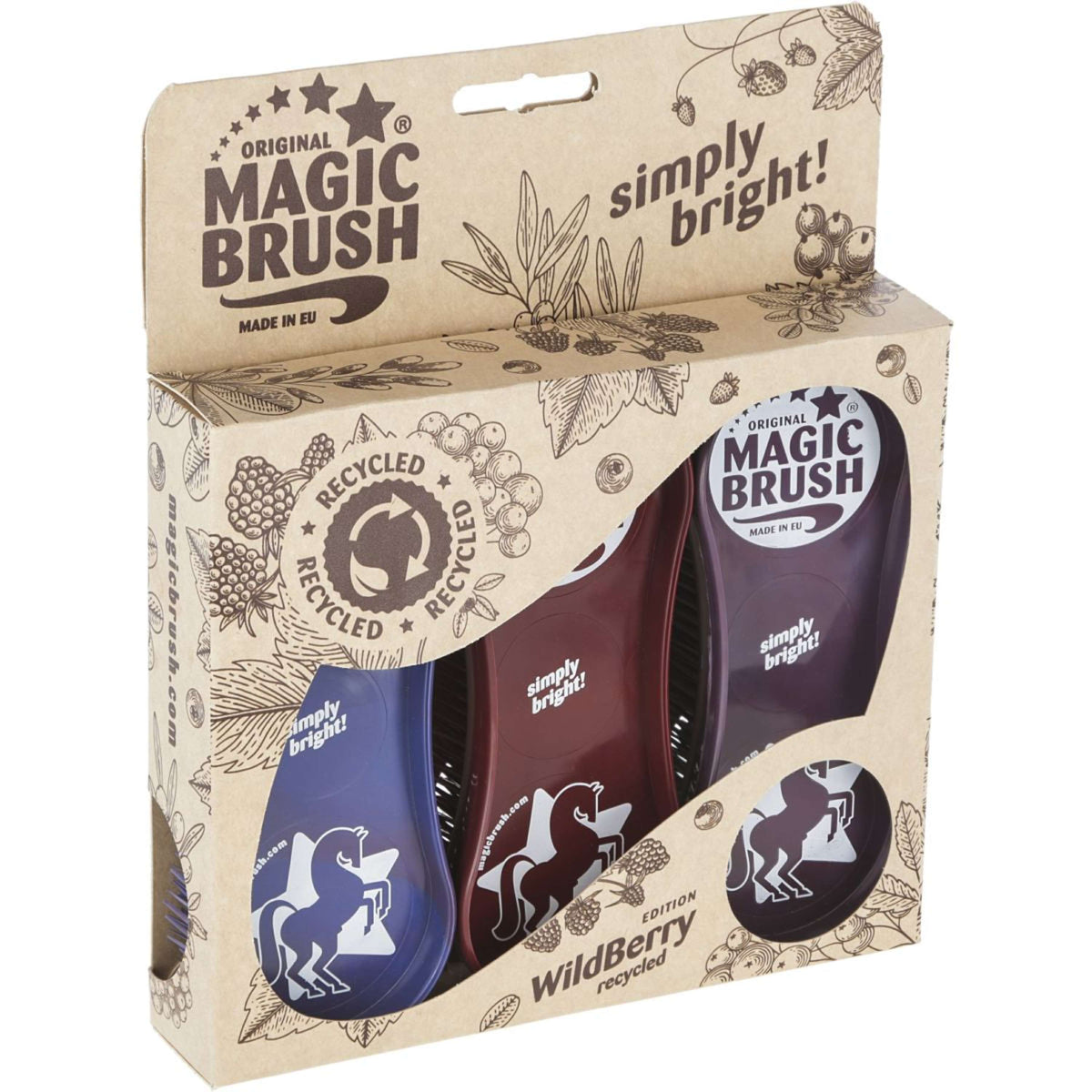 Magic Brush Grooming Set Recycled Wildberry