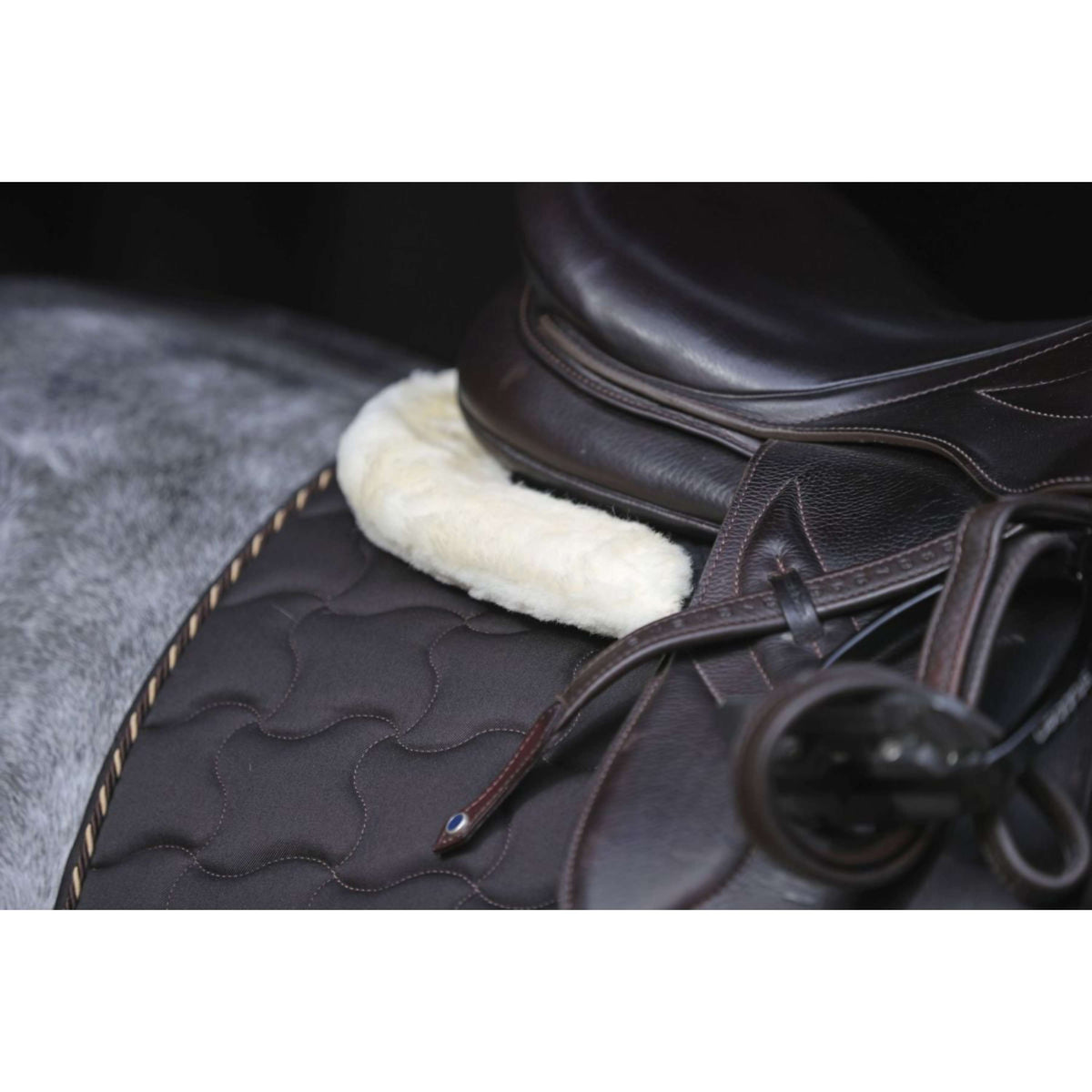 Kerbl Half Pad Fake Fur Black