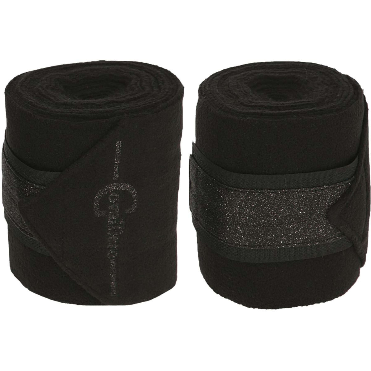 Covalliero Fleece Bandages Empara 4-pack Black