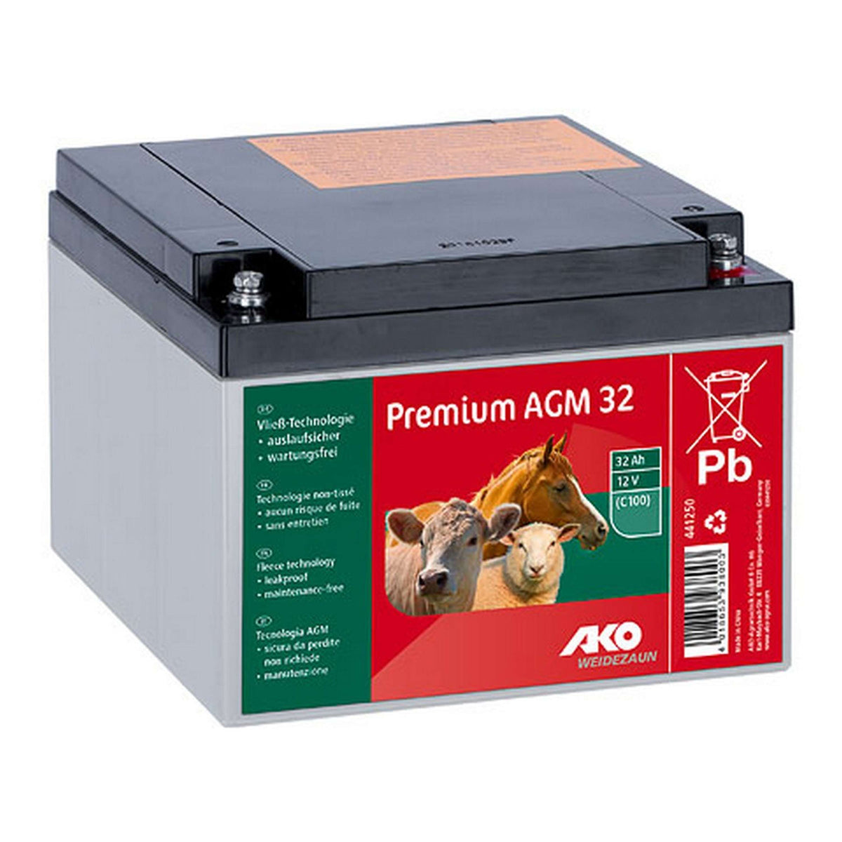 Ako Fencing Battery Premium AGM