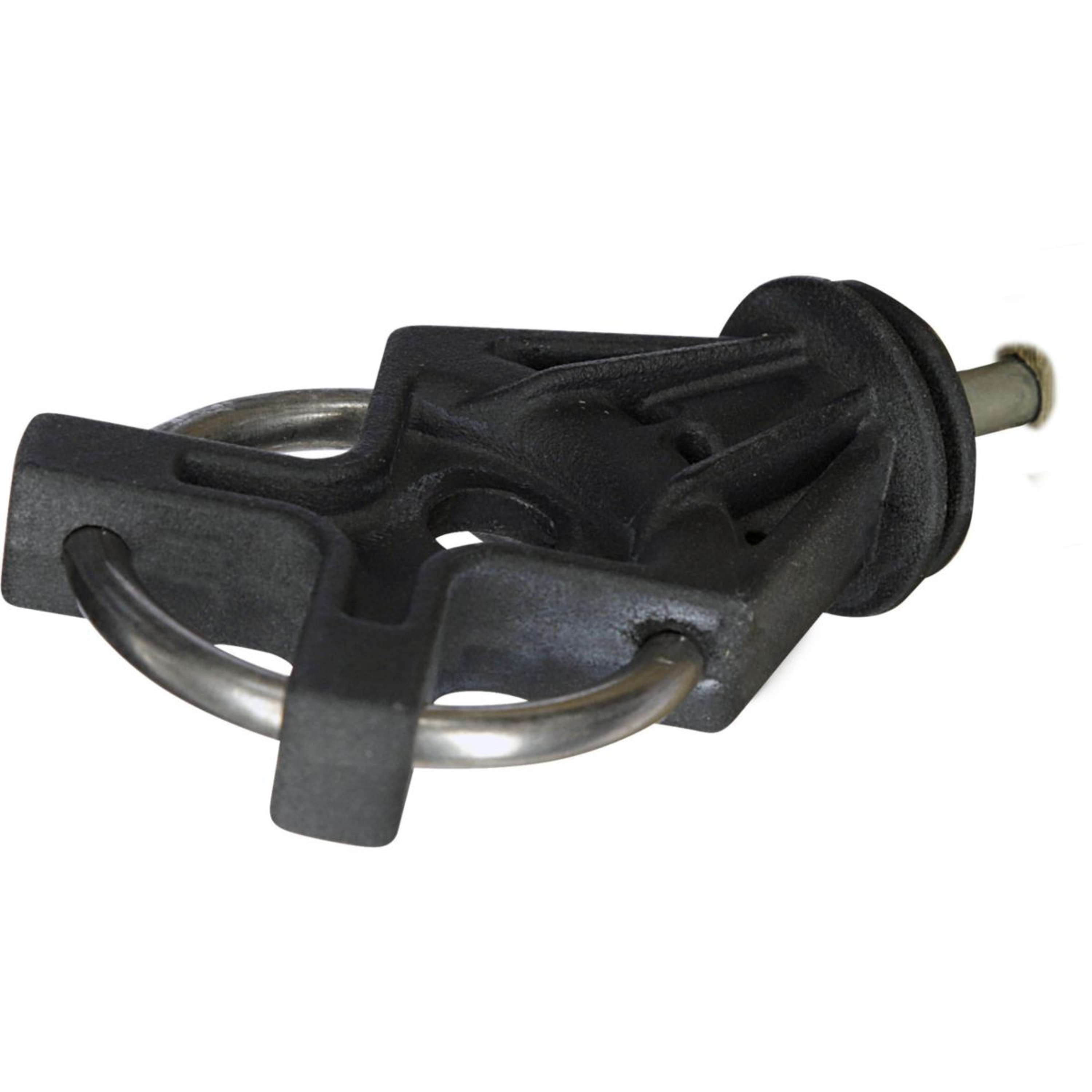 Kerbl Gate Insulator X³ Galvanized 6 Pieces Black