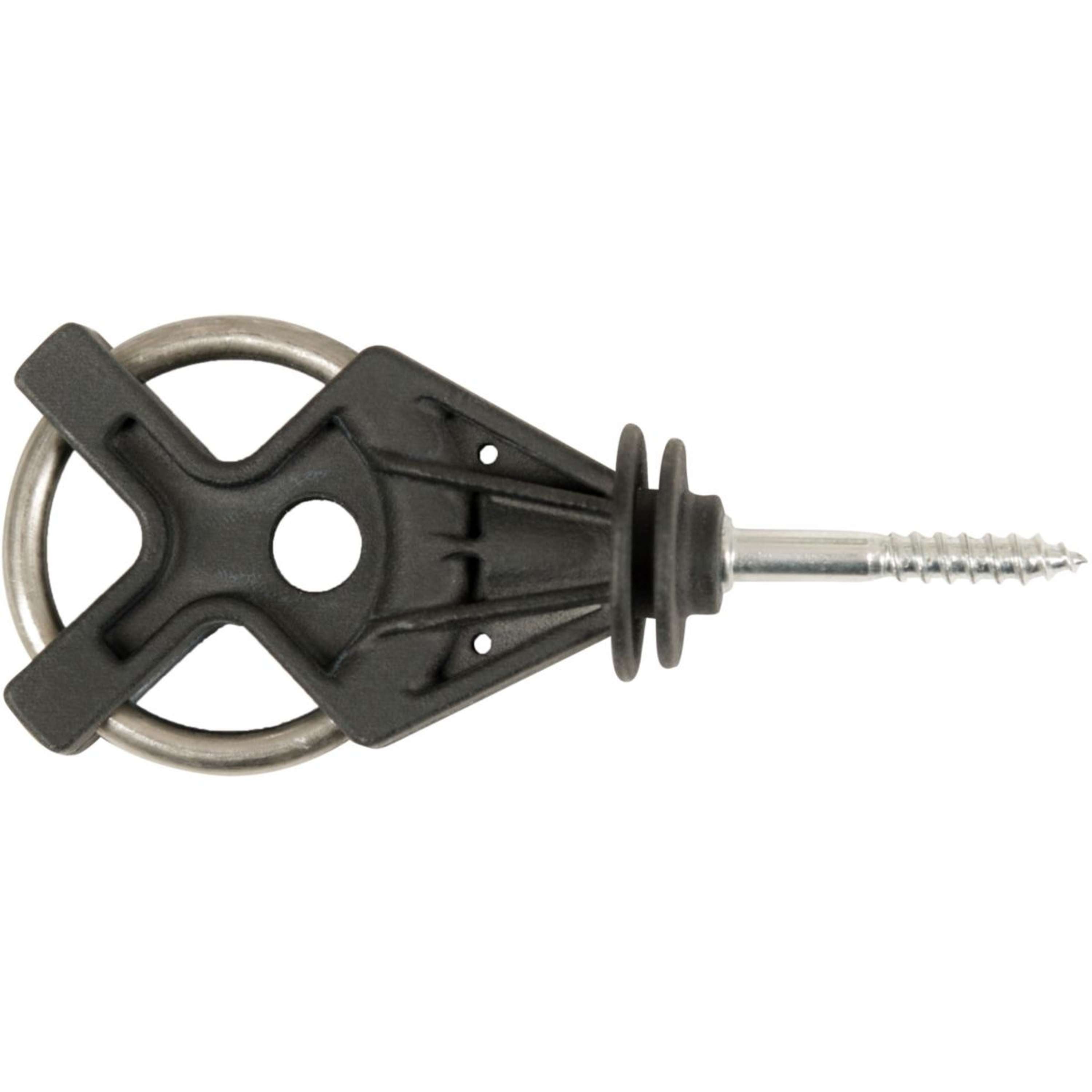 Kerbl Gate Insulator X³ Galvanized 6 Pieces Black