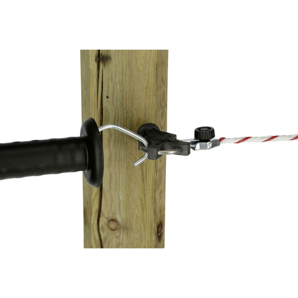 Kerbl Gate Insulator X³ Galvanized Blister 6 Pieces Black