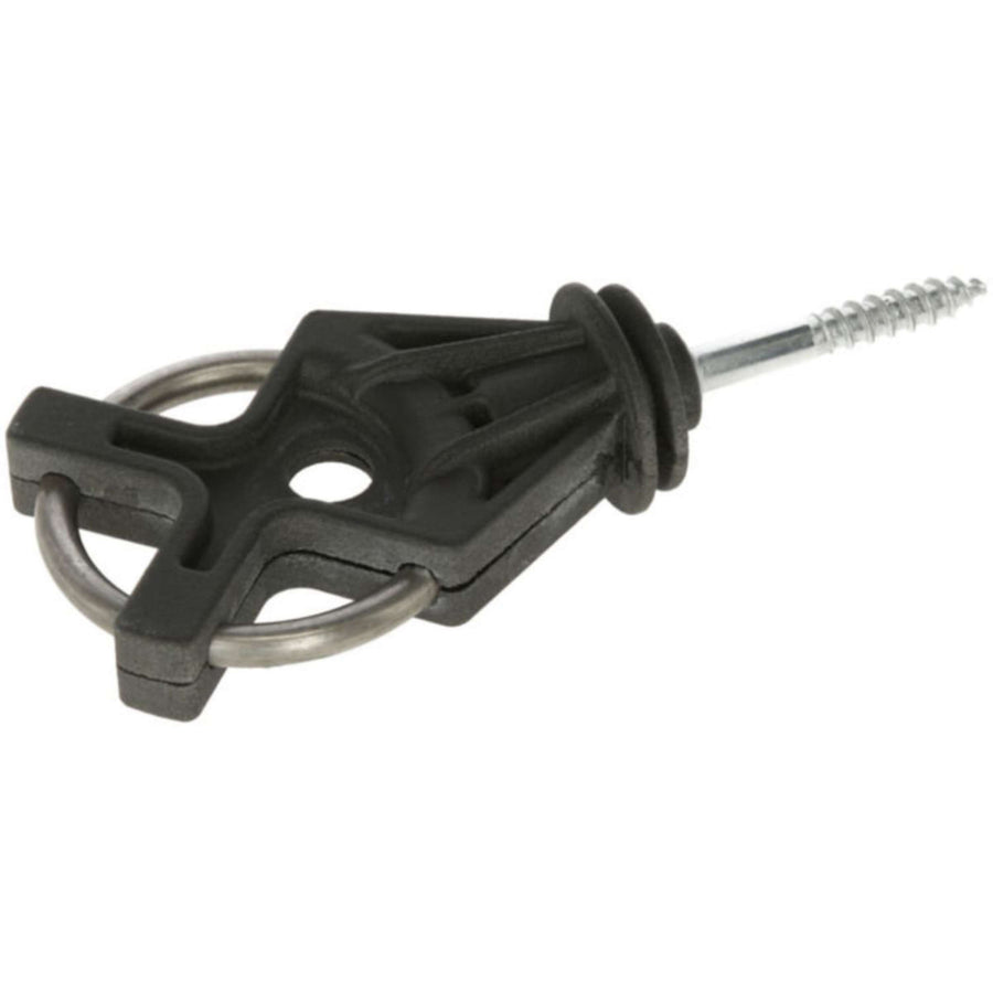 Kerbl Gate Insulator X³ Galvanized Blister 6 Pieces Black