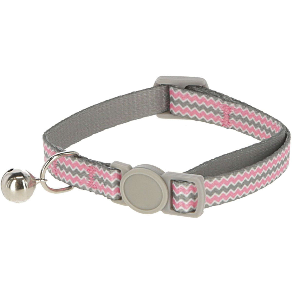 Kerbl Cats Collar Curly with Bell Pink