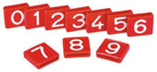 Kerbl Marking Numbers, One-digit Number 0 1 Character Red