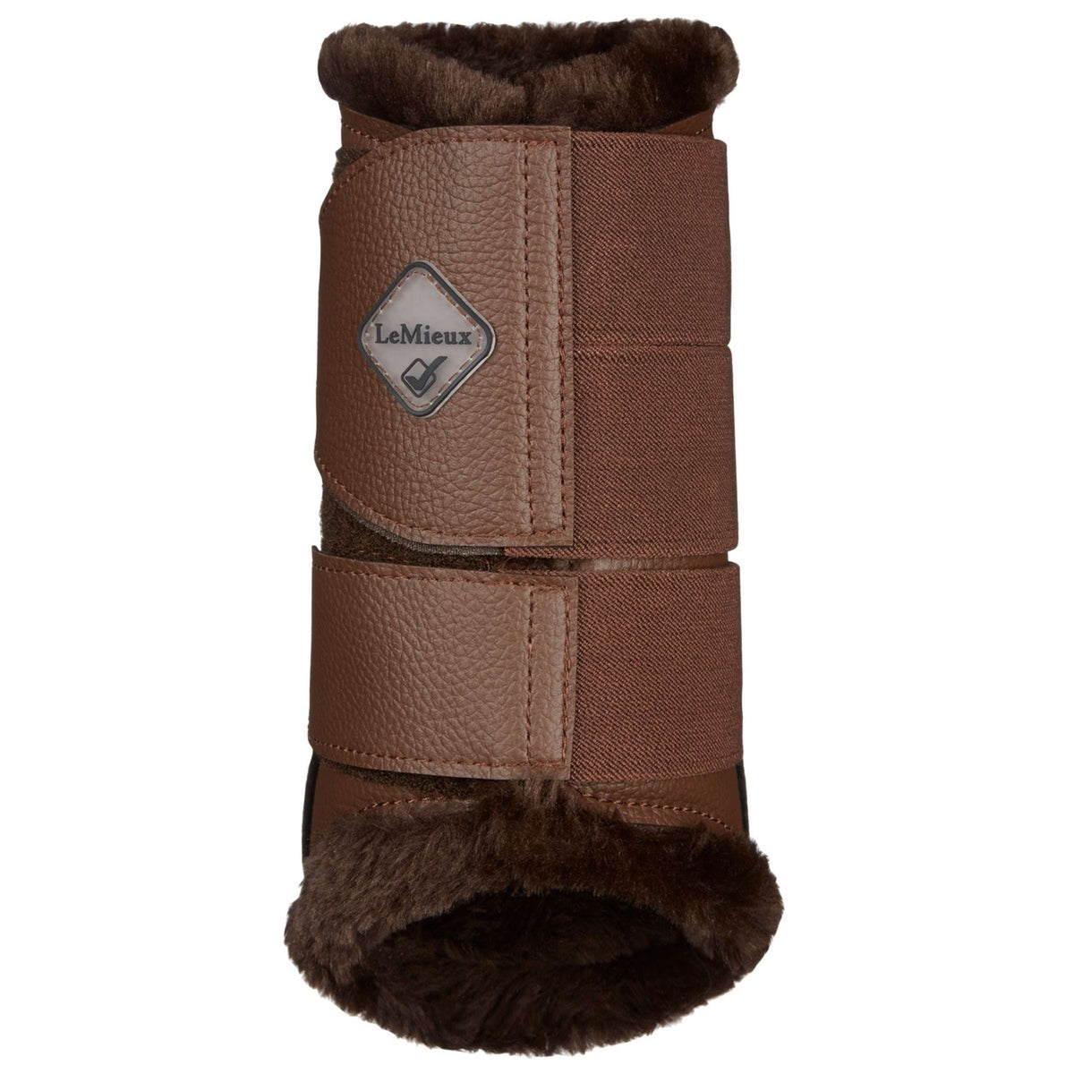 LeMieux Leg protection Brushing Fleece Brown/Brown