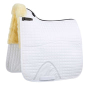 LeMieux Half Pad ProLambskin Dressage Square White/Natural