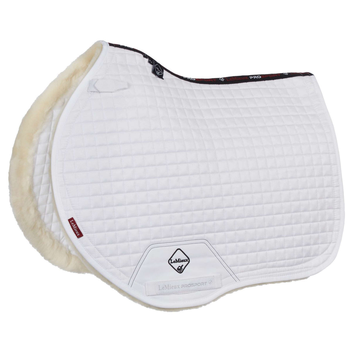 LeMieux Saddlepad Sensitive Square Jumping White