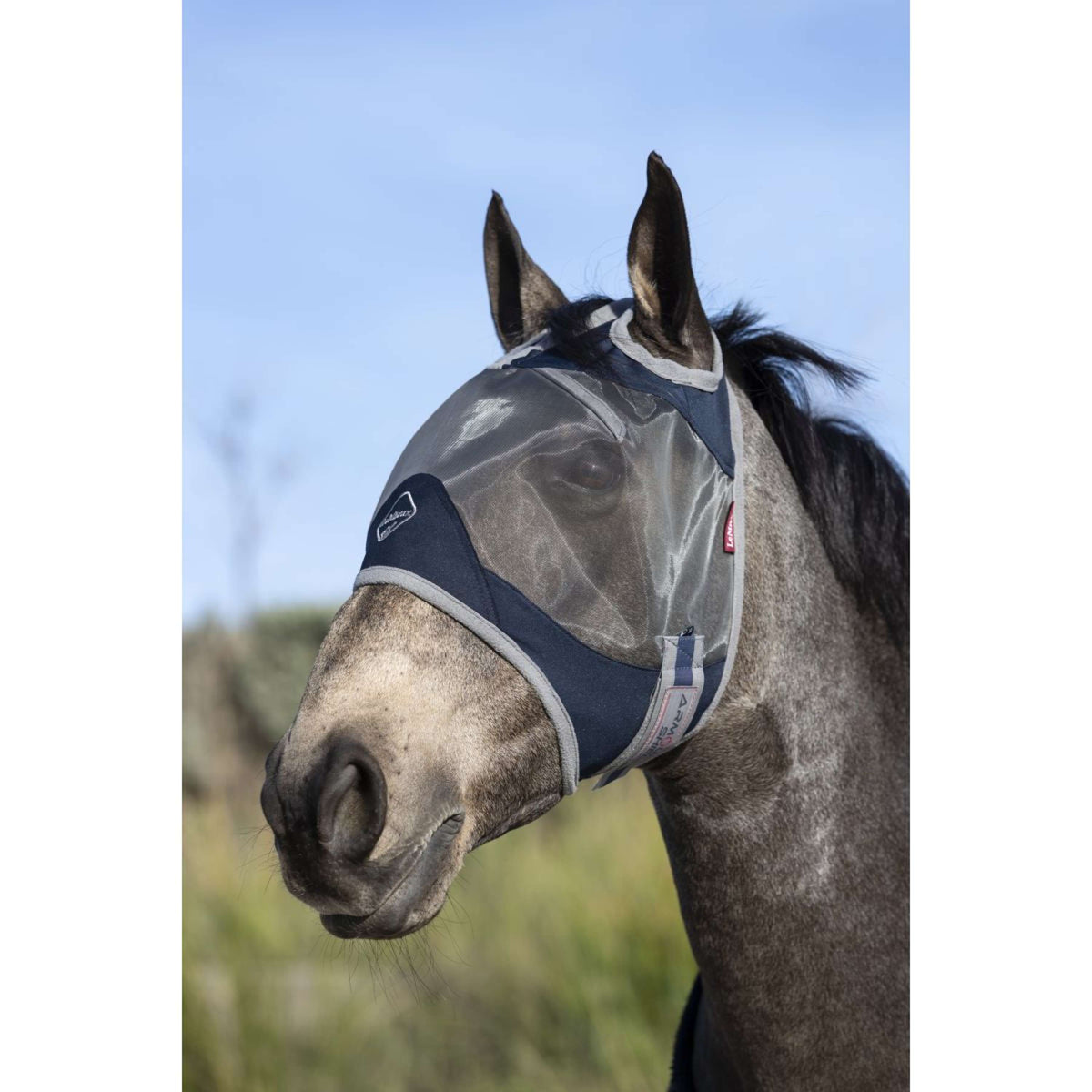 LeMieux Fly Mask Amour Shield Pro without Ears Navy