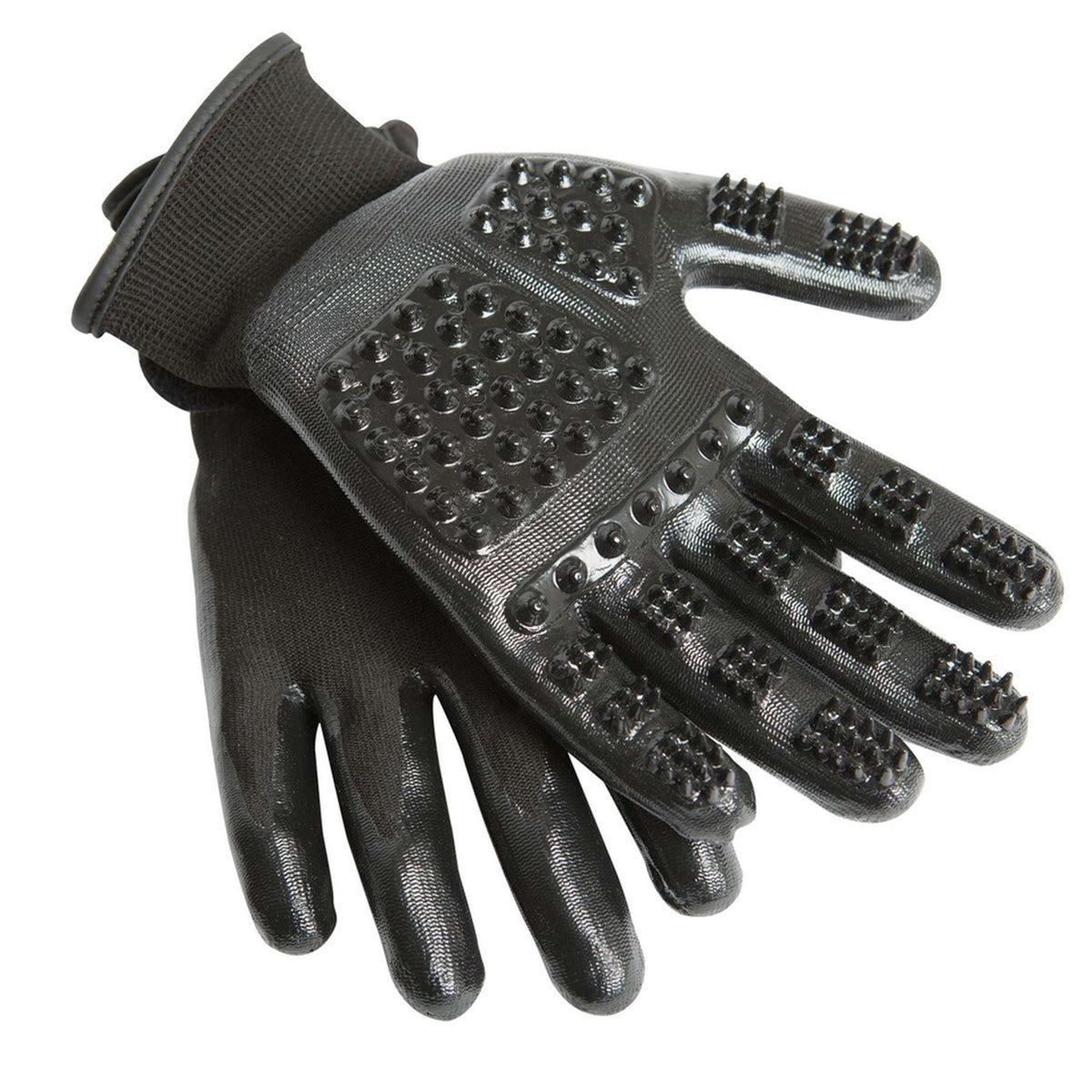 LeMieux Grooming Glove Hands On Black/Black