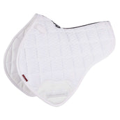 LeMieux Saddlepad Carbon Mesh Air Half Square CC White