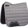LeMieux Saddlepad Carbon Mesh Air Square Dressage Grey
