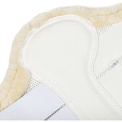 LeMieux Brushing Boots Fleece Edge Mesh White/Natural