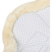 LeMieux Brushing Boots Fleece Edge Mesh White/Natural