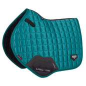 LeMieux Saddlepad Loire Classic Satin Square CC Peacock Green