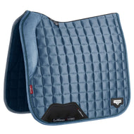 LeMieux Saddlepad Loire Memory Satin Square Dressage Ice Blue