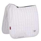 LeMieux Saddlepad Loire Memory Satin Square Dressage White