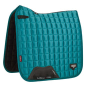 LeMieux Saddlepad Loire Classic Satin Square Dressage Peacock Green