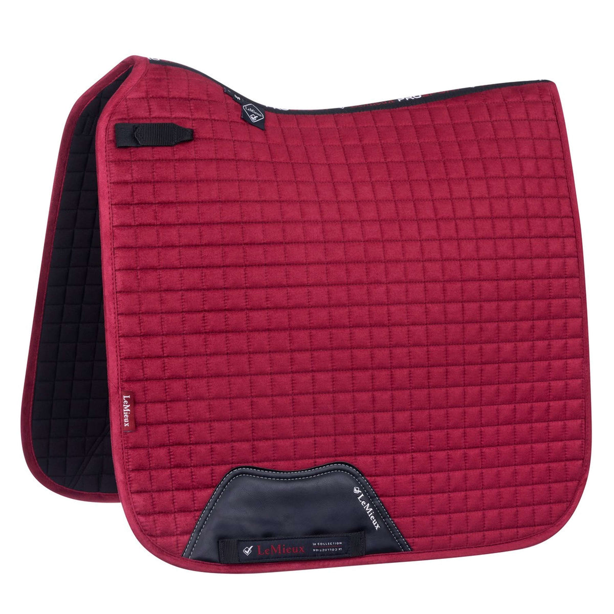 LeMieux Saddlepad Luxury Square Dressage Mulberry