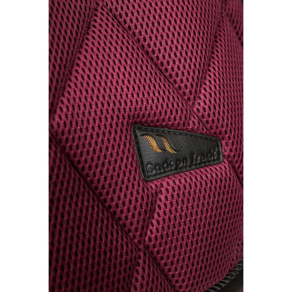 Back on Track Saddlepad AirFlow Dressage WineRed