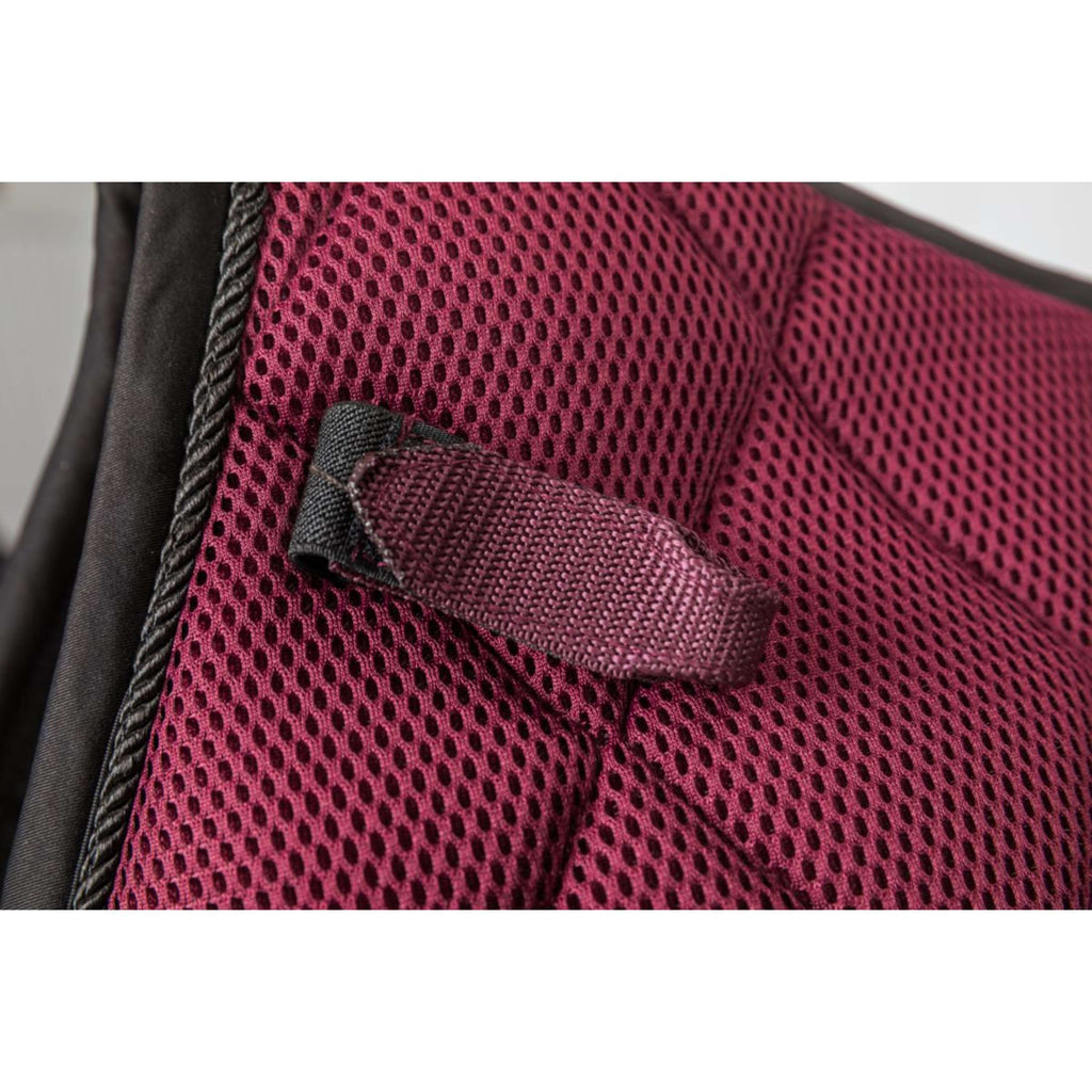 Back on Track Saddlepad AirFlow Dressage WineRed