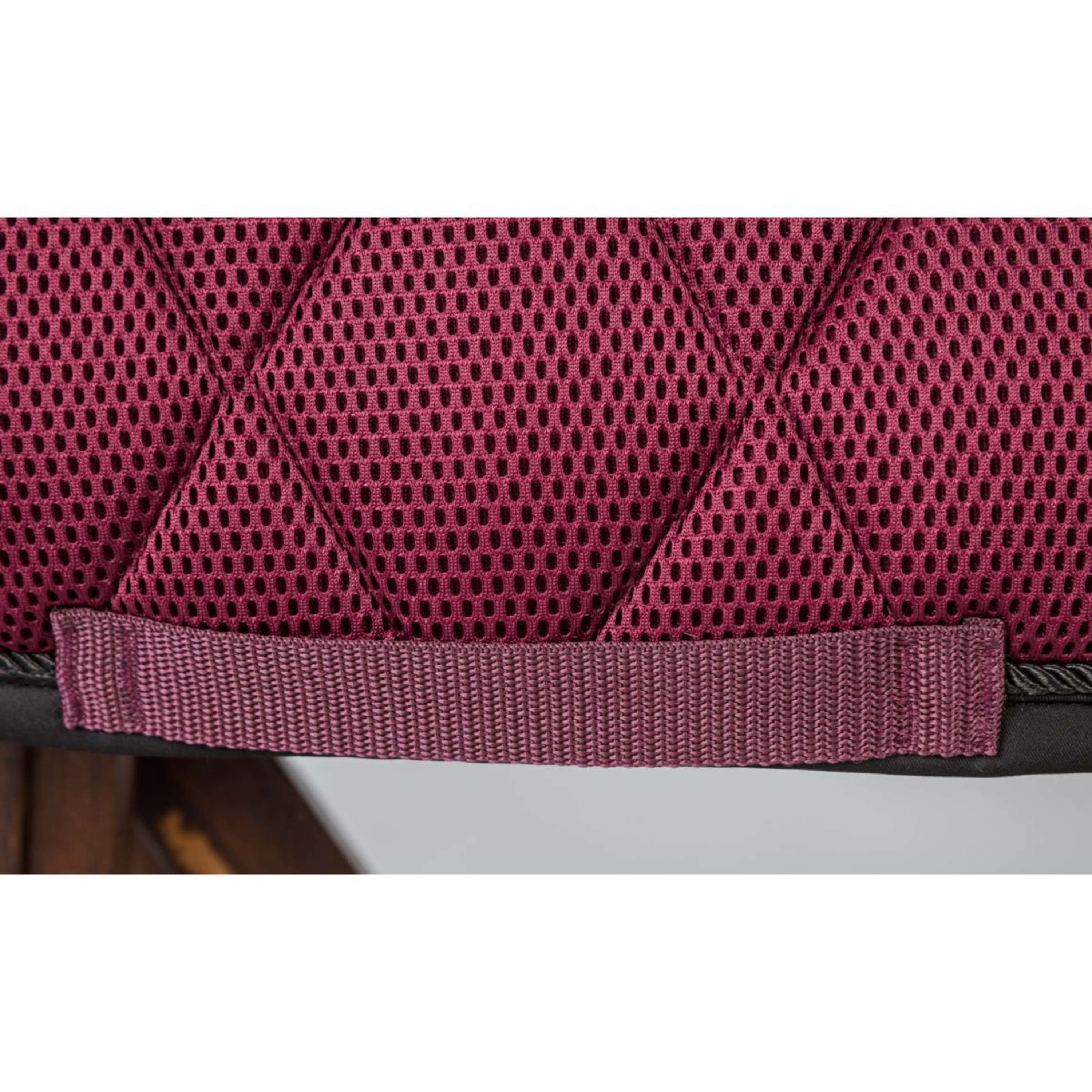 Back on Track Saddlepad AirFlow Dressage WineRed