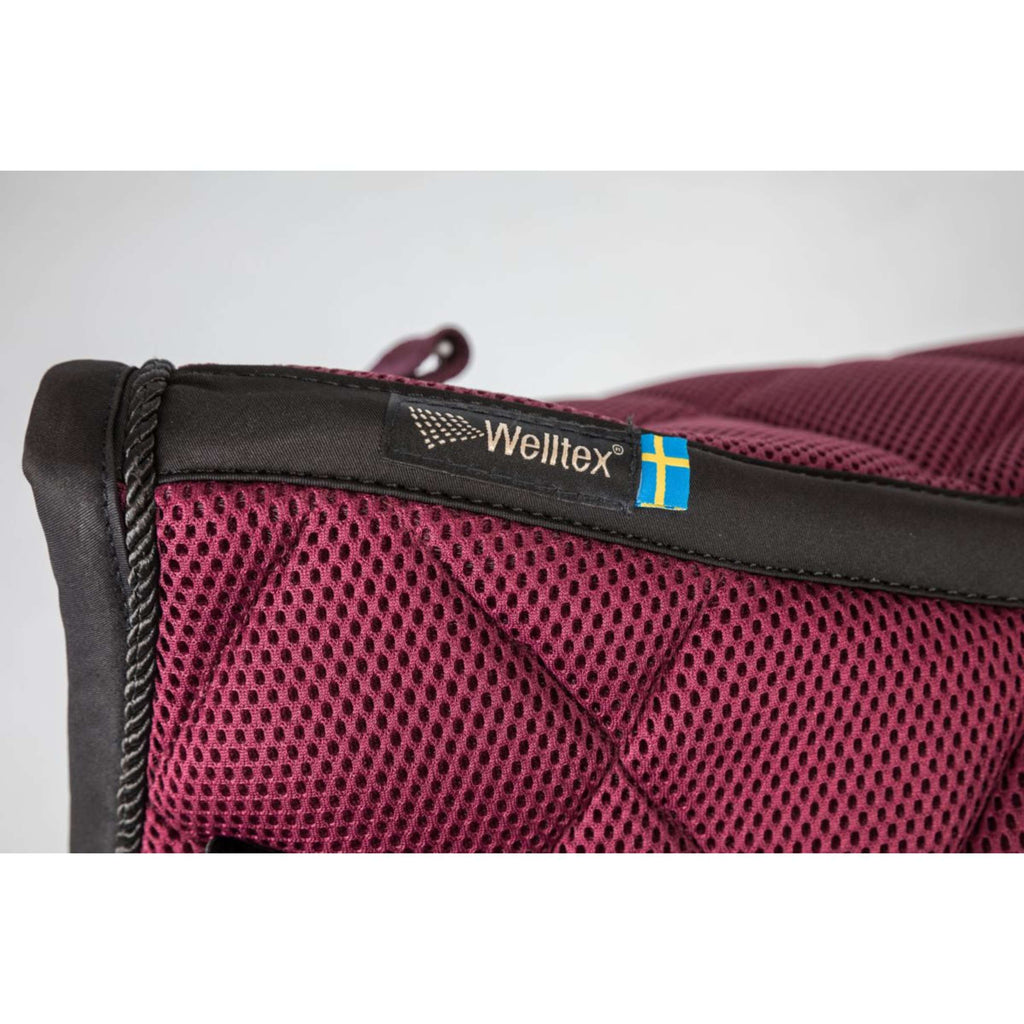 Back on Track Saddlepad AirFlow Dressage WineRed