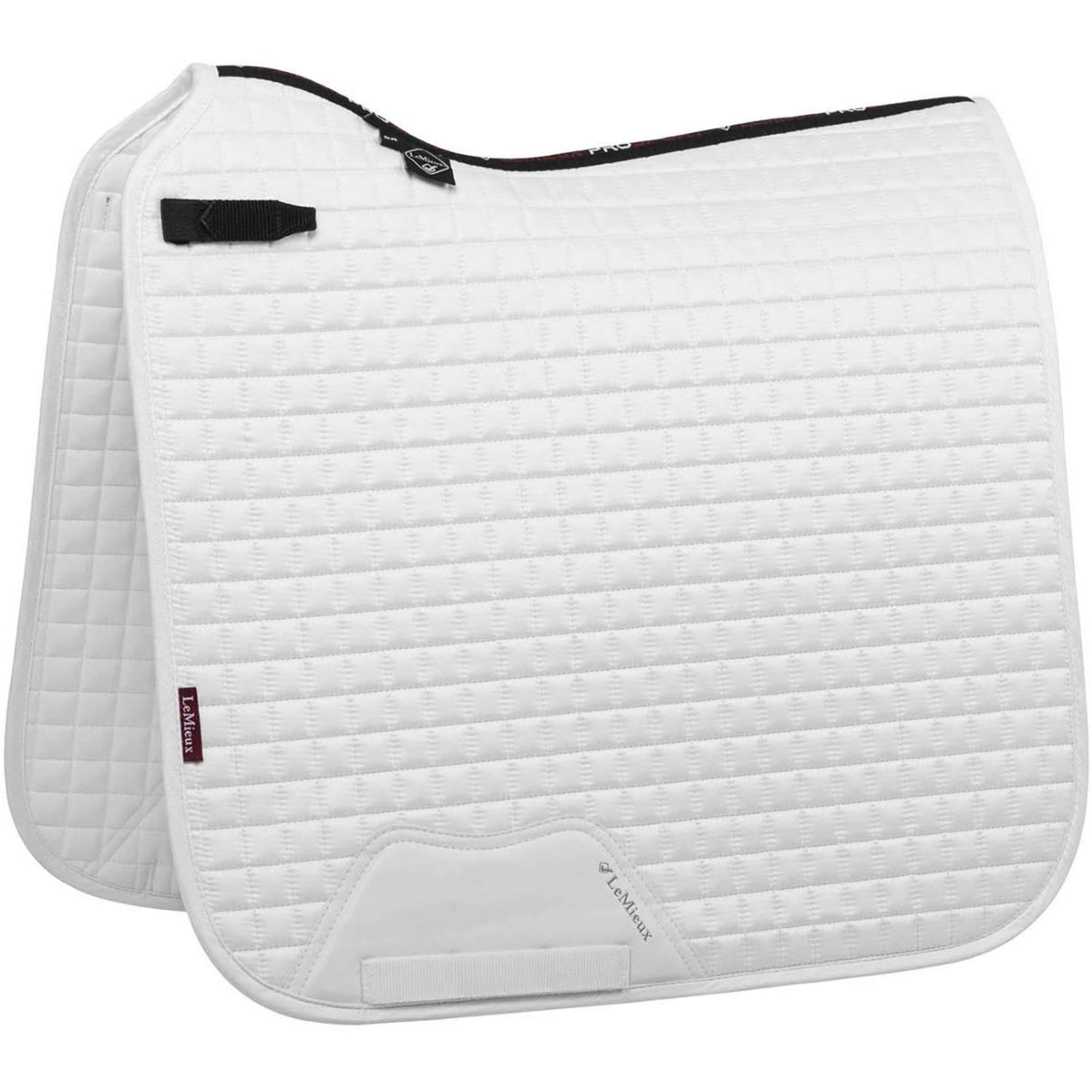 LeMieux Saddlepad Prosport Square Suede White LeMieux Saddlepad Prosport Square Suede White