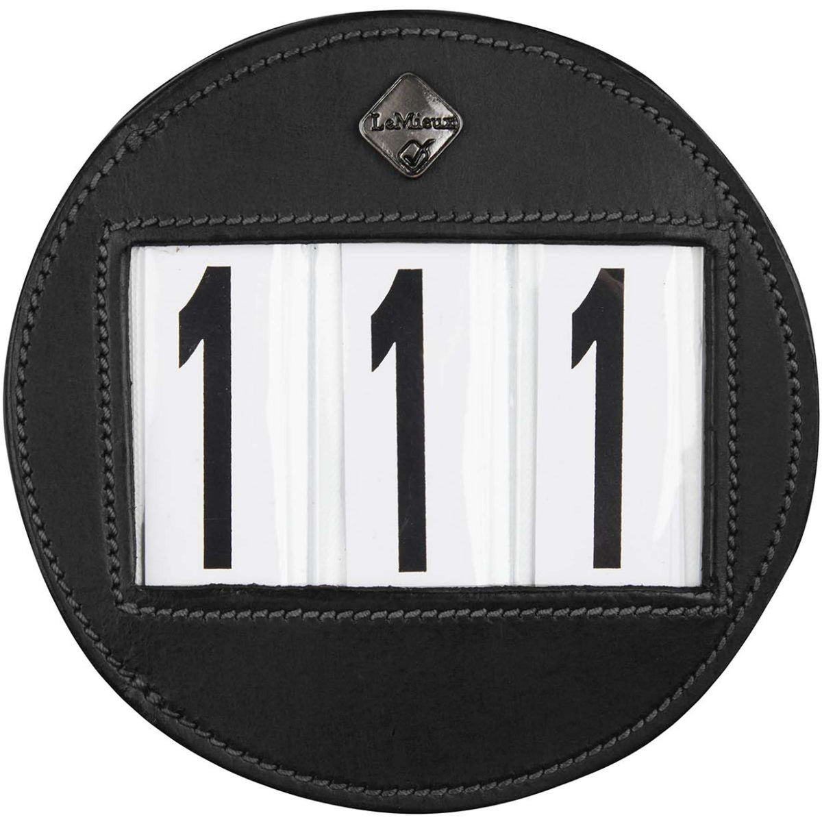 LeMieux Start Numbers Round Black