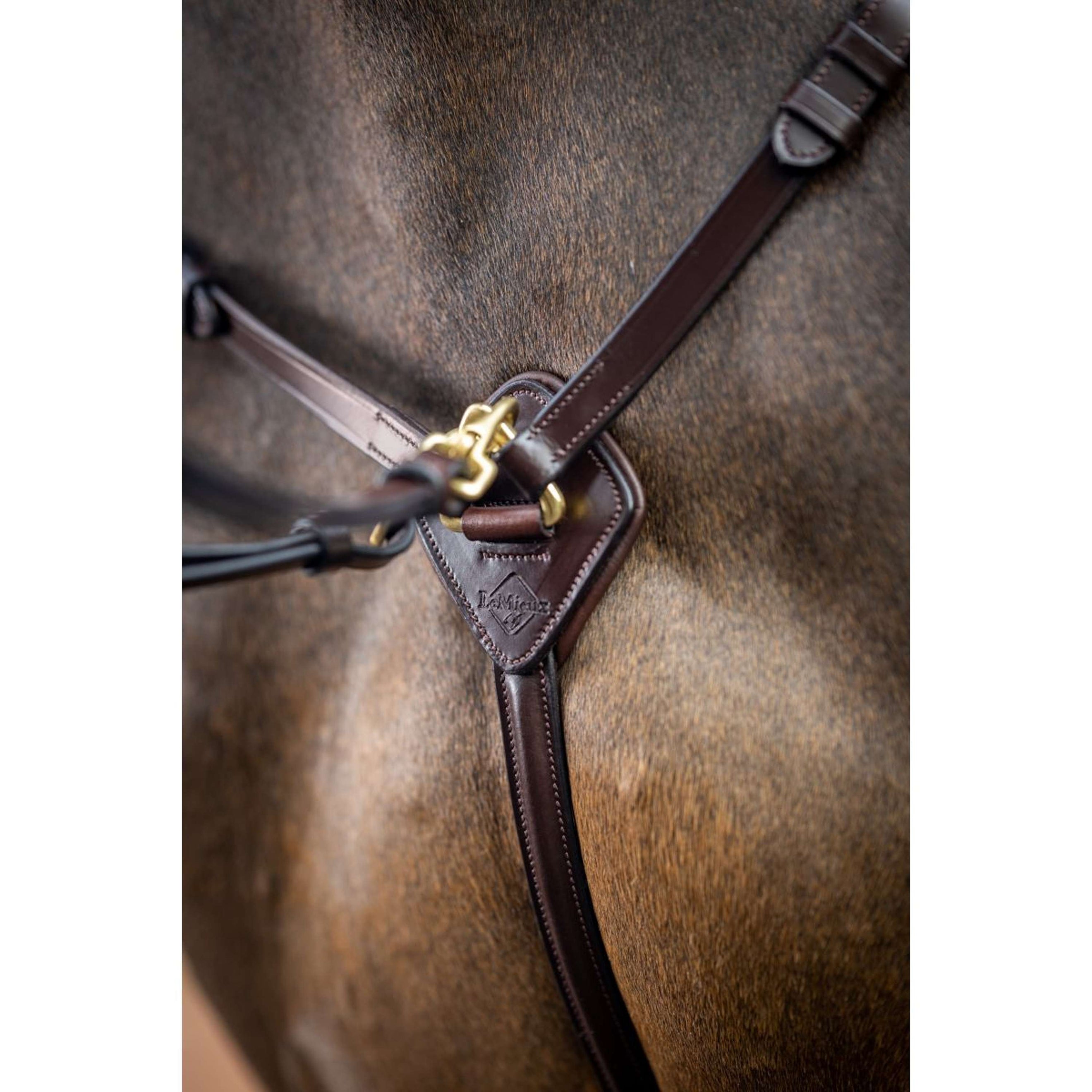 LeMieux Kudos Martingale Breastplate Detachable Havana