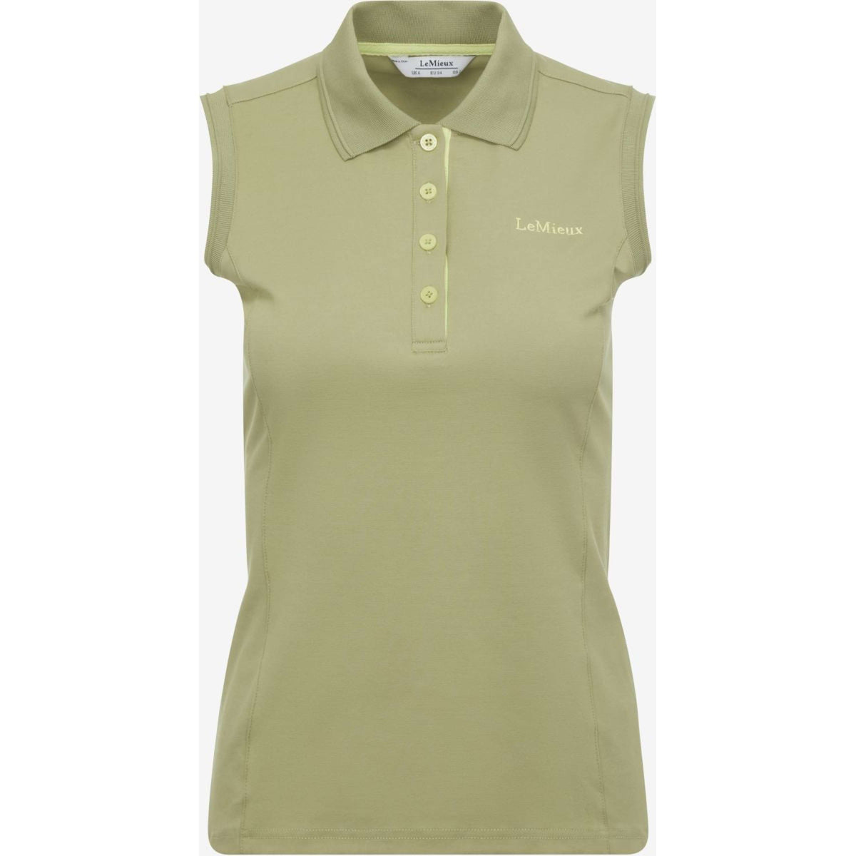 LeMieux Poloshirt Sleeveless Moss