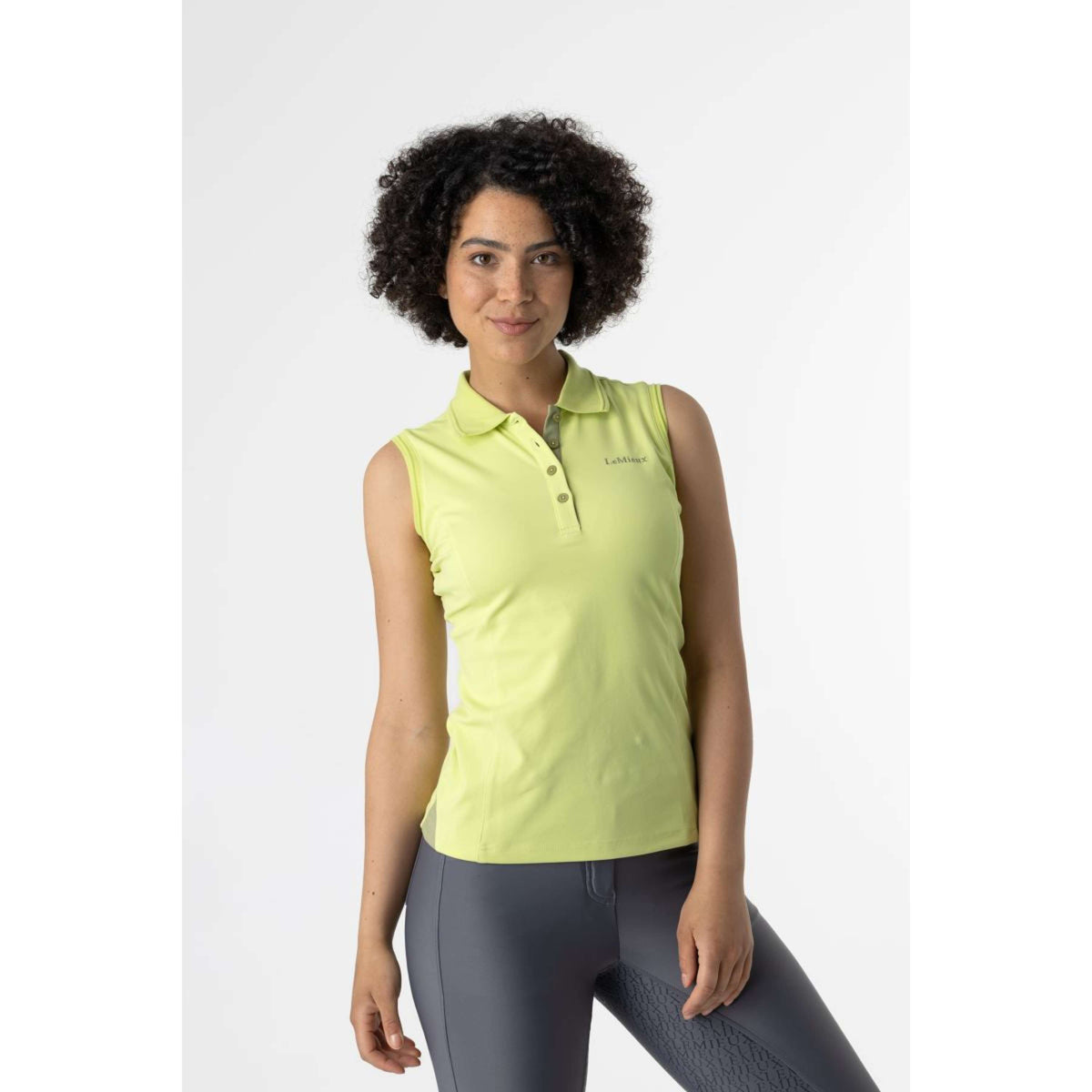 LeMieux Poloshirt Sleeveless Moss