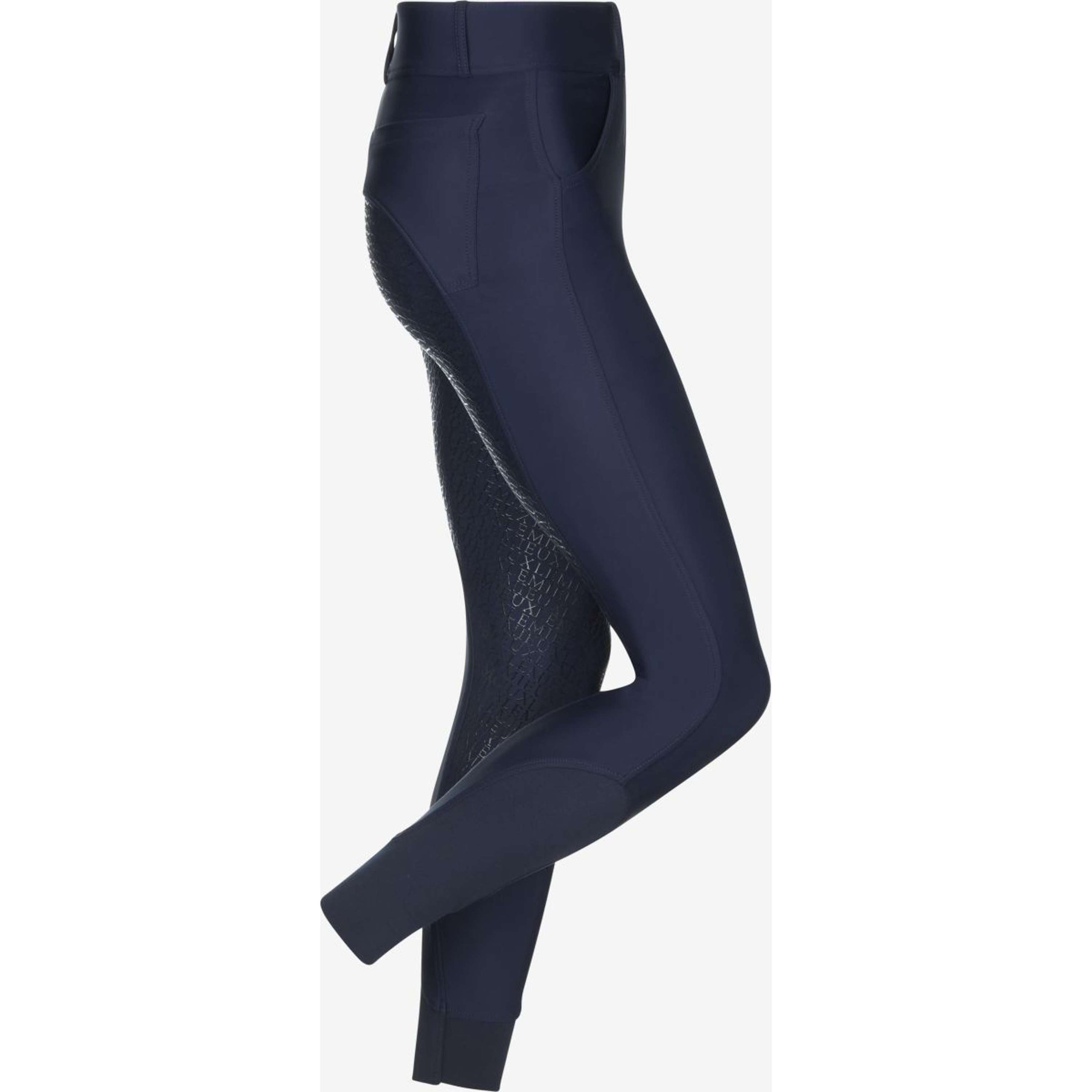 LeMieux Riding Legging Demi Pull On Full Seat Navy