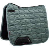 LeMieux Saddlepad Carbon Mesh Air Square Dressage Sage