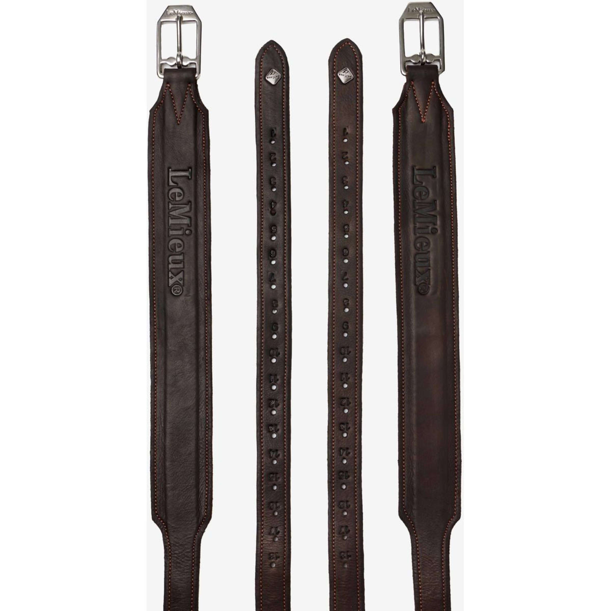 LeMieux Stirrup Straps Vector Pro Leather Brown