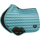 LeMieux Saddlepad Loire Memory Satin Square CC Azure