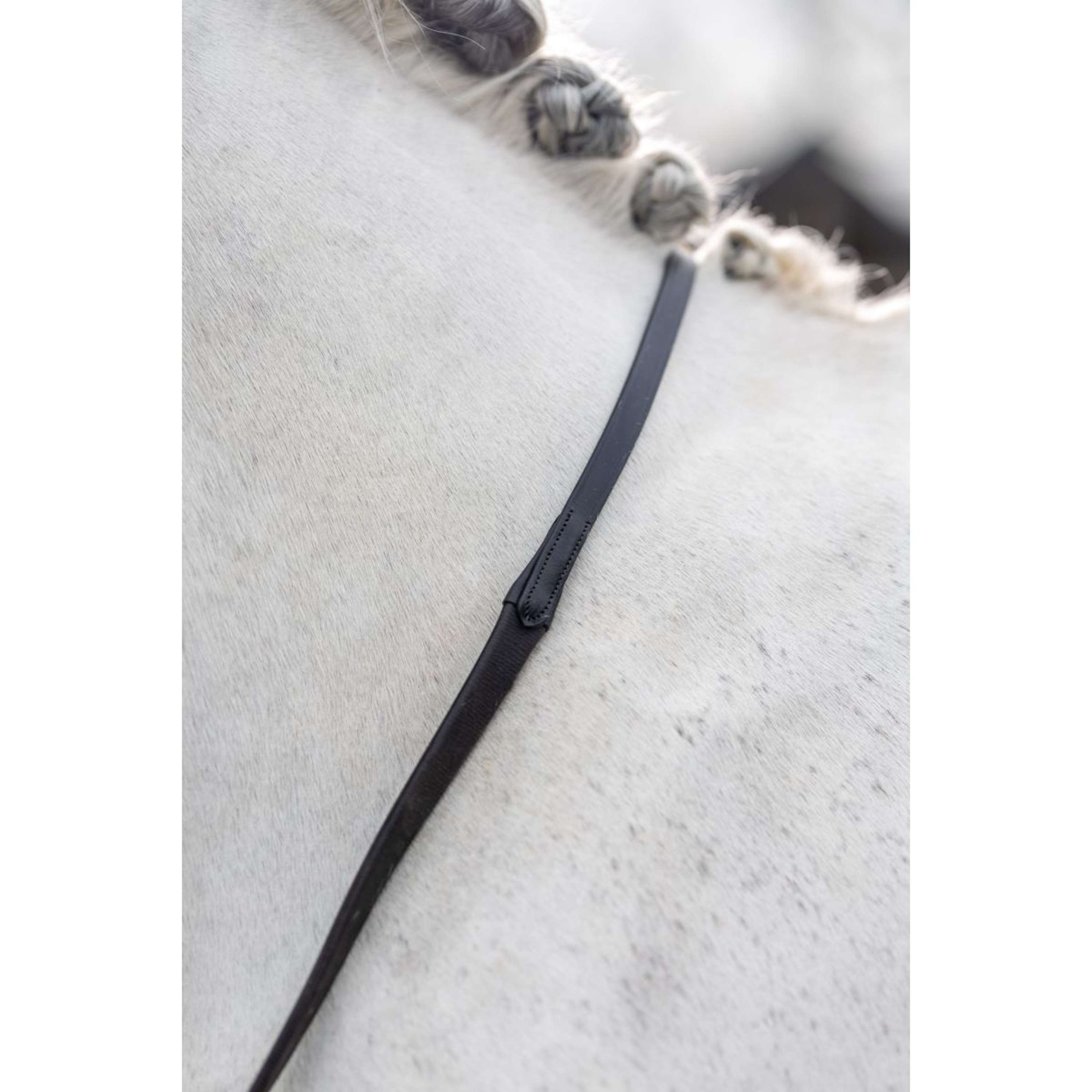 LeMieux Kudos Reins Kris Extreme Rubber Brown