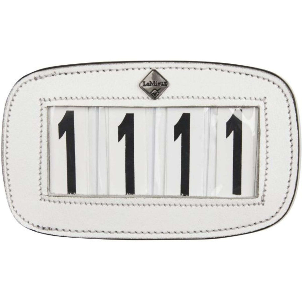 LeMieux Start Numbers Saddle Pad 4 Numbers White