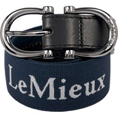 LeMieux Belt Elasticated Navy