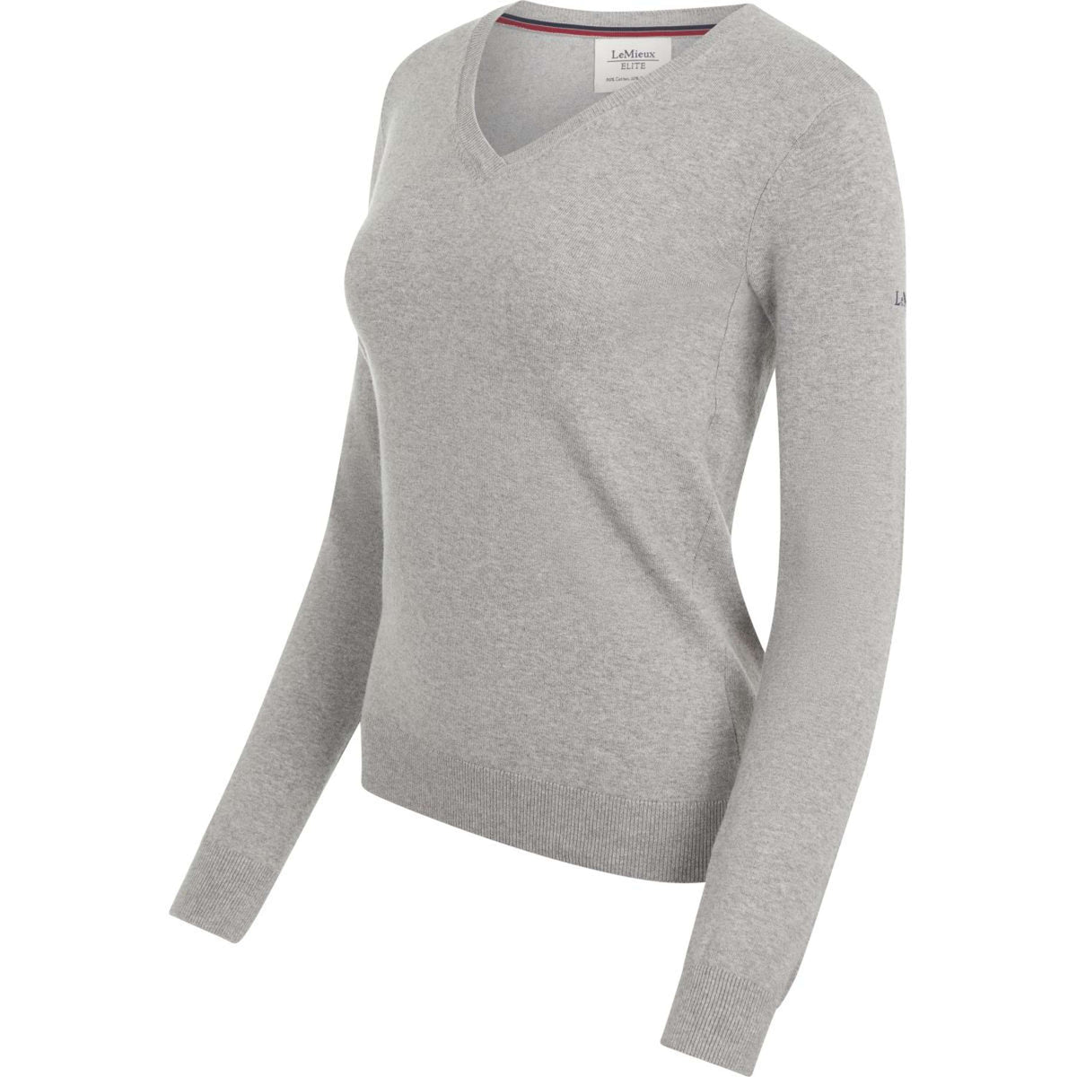 LeMieux Sweater Elite V-Neck Women Grey