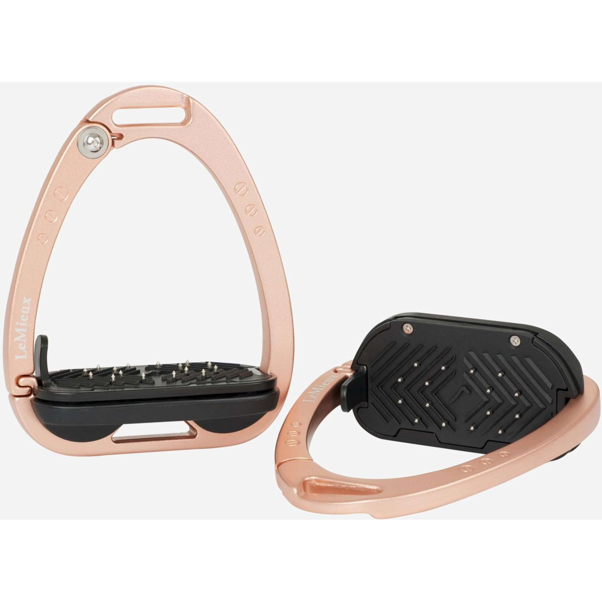 LeMieux Stirrups Vector Control Rose Gold