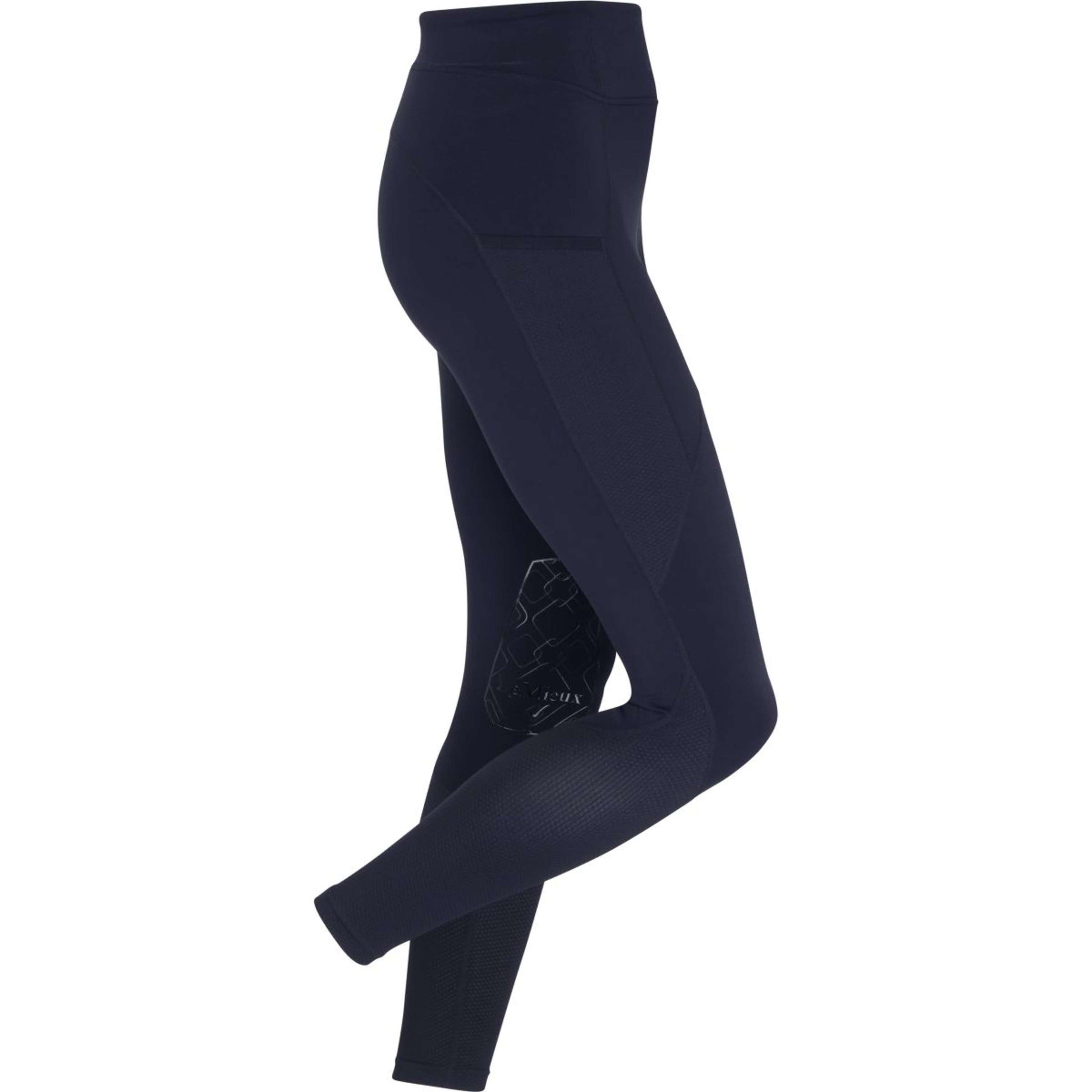 LeMieux Riding Legging Twilight Lucie Mesh Pull On Navy