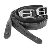 LeMieux Stirrup Straps Vector Pro Leather Black